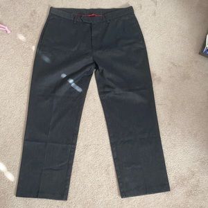 Men’s haggar grey straight fit pants size 38/30